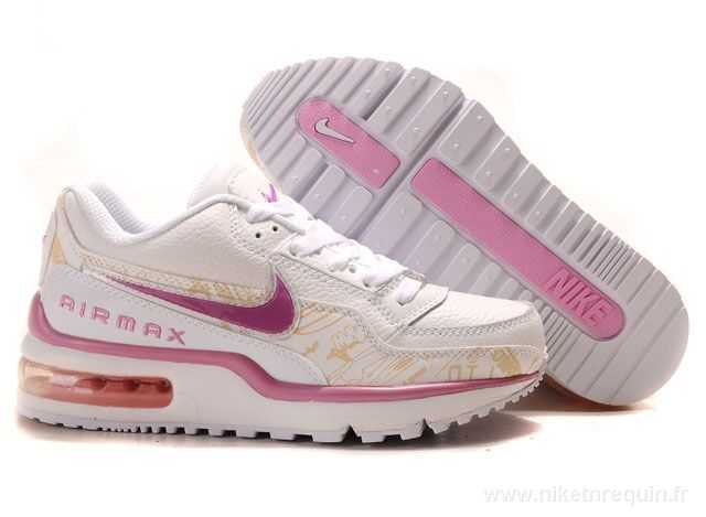 Air Max Ltd Blanc Rose Chaussures Confortables De 36 A 40